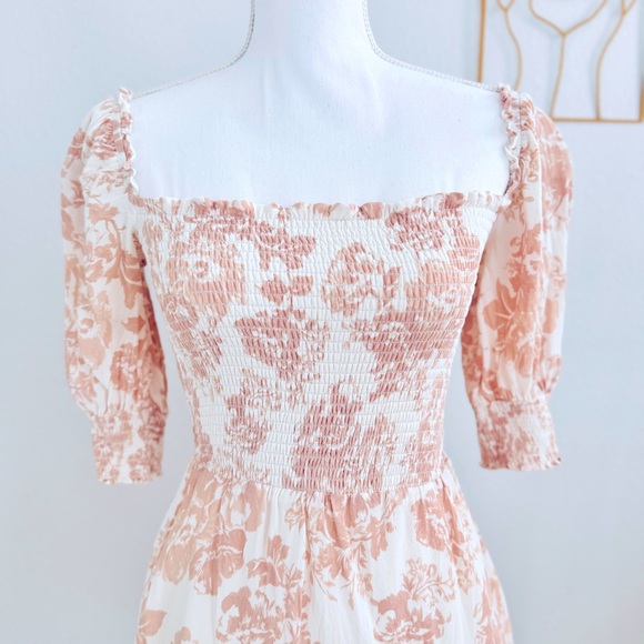 NWT Reformation Elle Mini Dress in Abalone (Size 2) - Picture 5 of 6